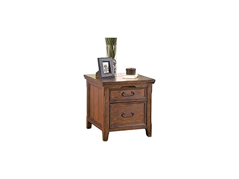 Ashley Woodboro Media End Table Brown - Image 1