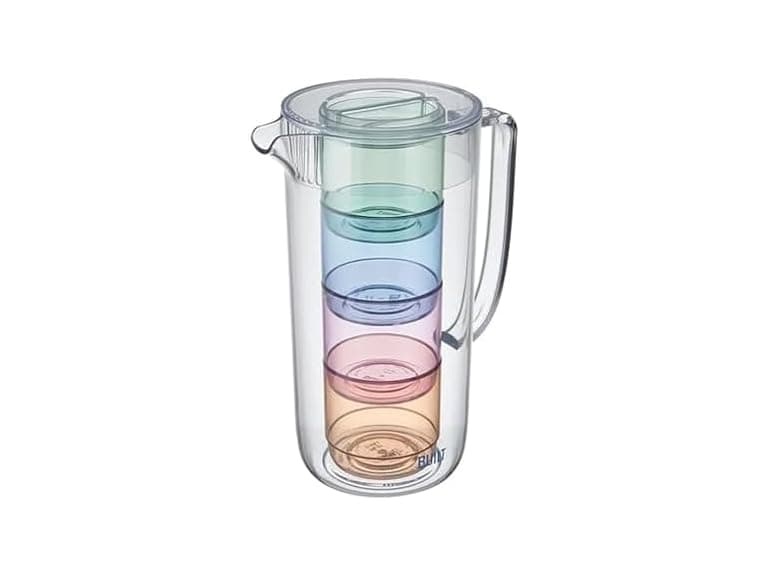 BUILT Acrylic Lagoon Pitcher With 4 - Image 1