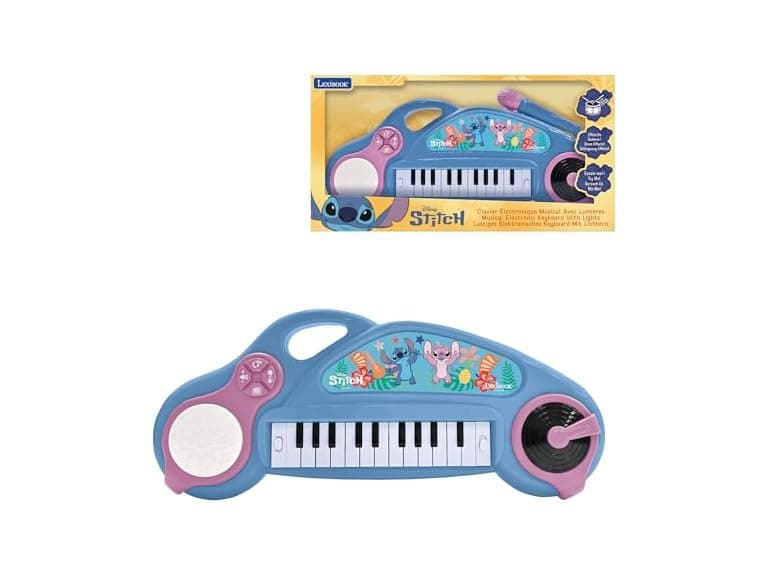 Lexibook, Disney Stitch, Electronic Piano for Kids - Image 1