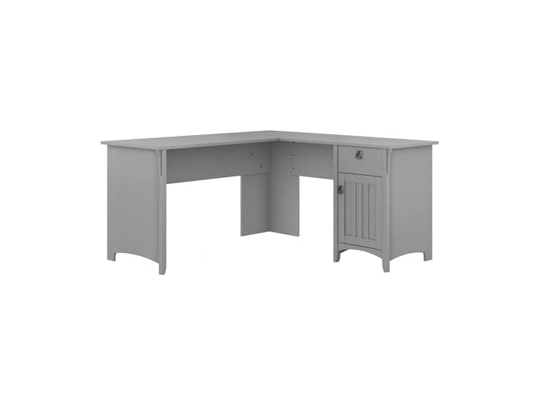 Bush Home L Shaped Desk with Storage for Home Office - Image 1