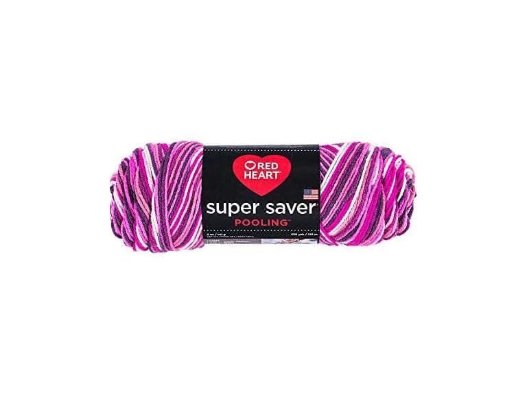 Red Heart Super Saver Pooling Berry Pool - Image 1