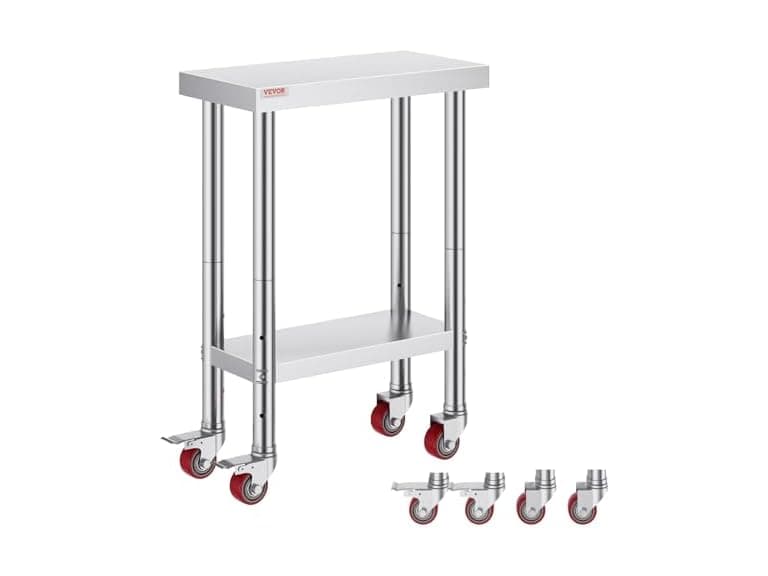 VEVOR Stainless Steel Work Table 12 x - Image 1