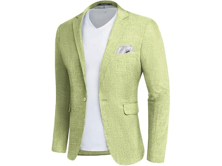 Mage Male Men (S) Slim Blazer Jackets Suit Blazer - Image 1