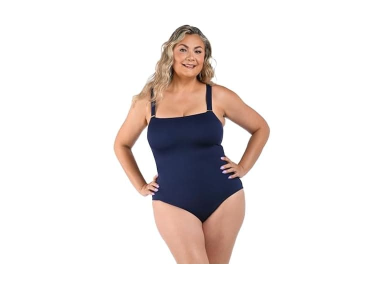 La Blanca Women Over Shoulder One Piece Swimsuit - Image 1