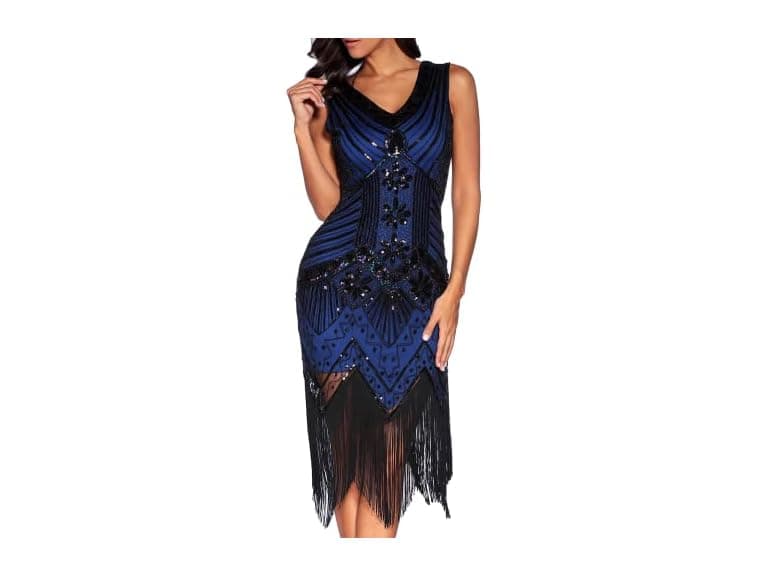 Meilun Women (S) Flapper Dresses Gastby Dress - Image 1