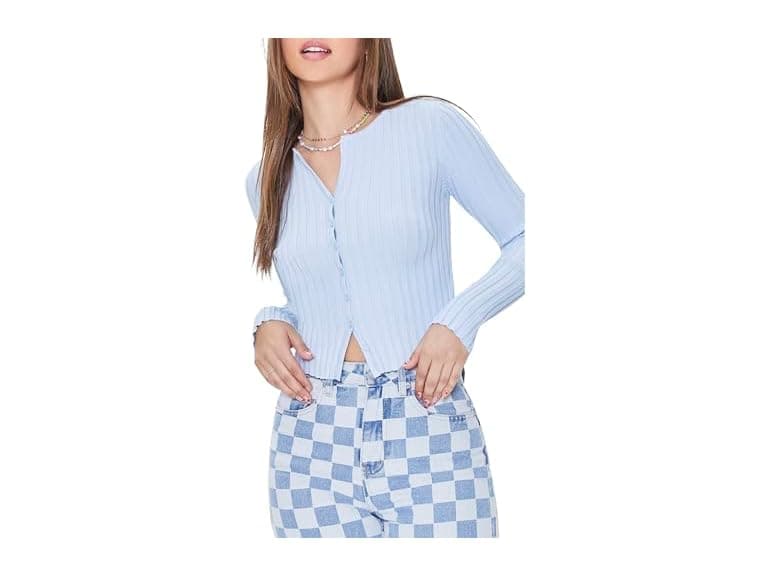 Forever 21 Ribbed Knit Cardigan Sweater - Image 1