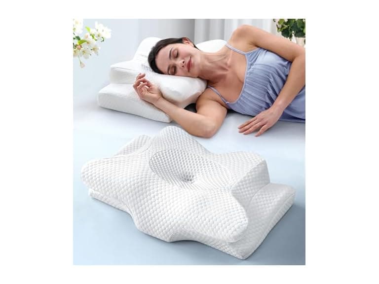 Emircey Cervical Neck Pillow Queen - Image 1