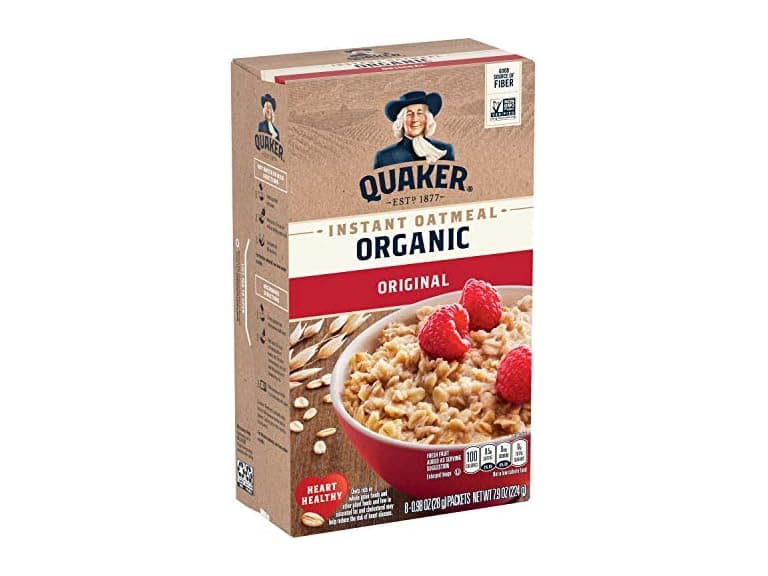 Quaker Instant Oatmeal, Organic Regular, 8 oz - Image 1