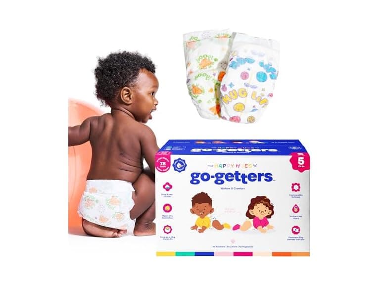 Happy Hues Disposable Diapers Size 5 78 Count - Image 1