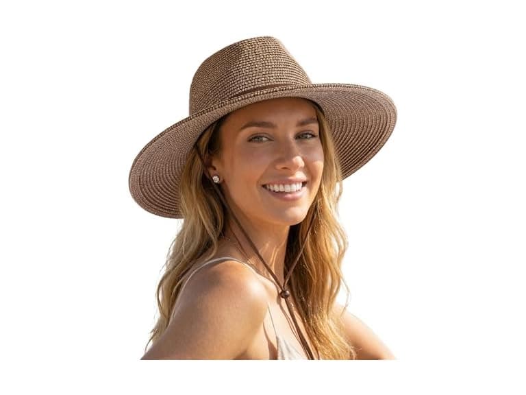 FURTALK Sun Hat with Wind Lanyard UPF - Image 1