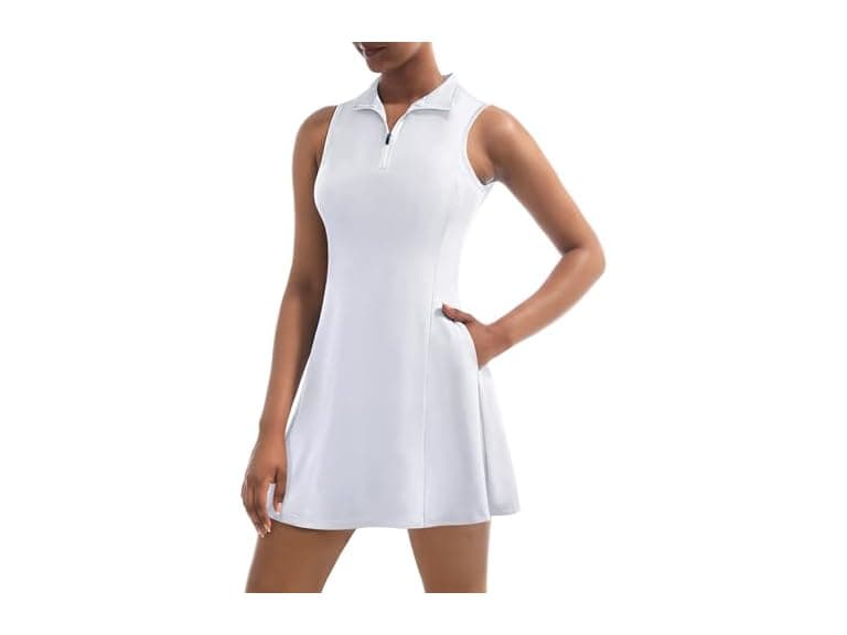 Cugoao Women (L) Tennis Dress Golf Pockets Shorts - Image 1