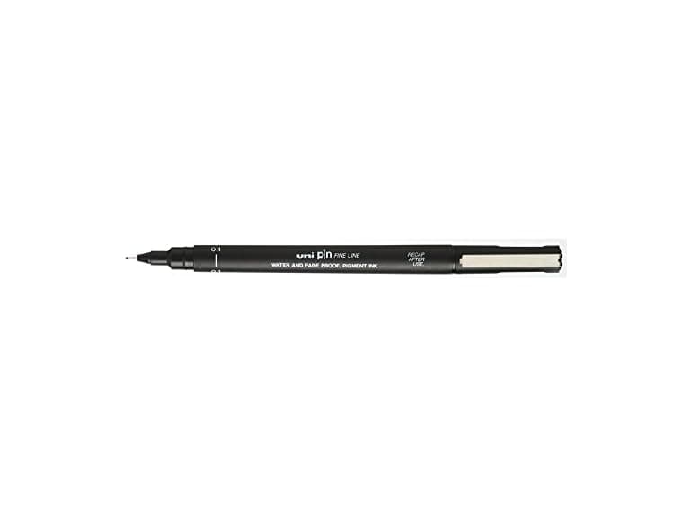 uni-ball FINE Markers 0.1mm Black - Image 1