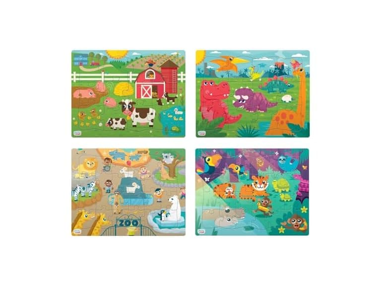 Chuckle & Roar - Multi Pack Jigsaw Puzzles for Kids - Image 1