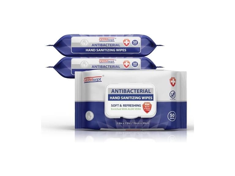 Germisept Hand Wipes 150ct - Image 1