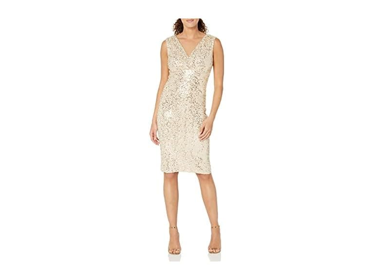 Eliza J Womens (6) Dress Gold - Image 1