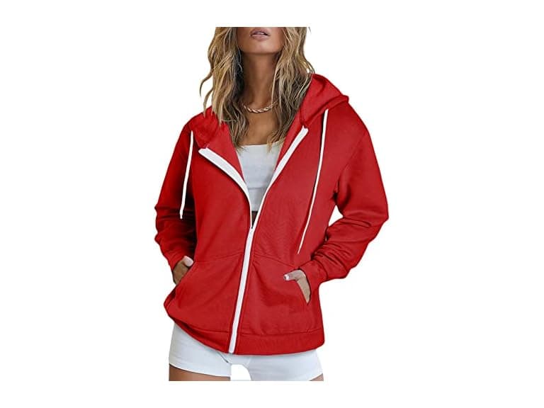 Dokotoo Women (XXL) Fall Full Zip Up Hoodies Coat - Image 1