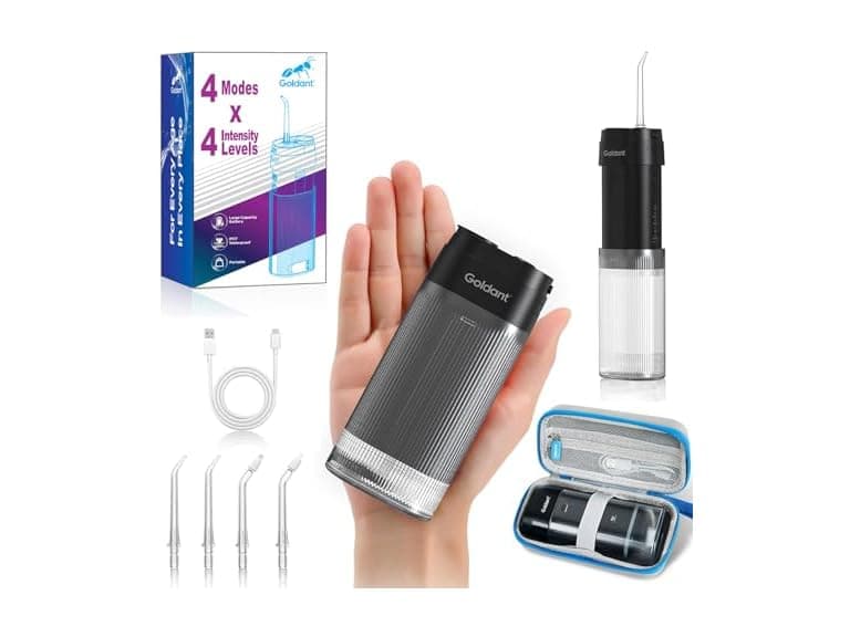 Black Portable Water Flosser - Image 1