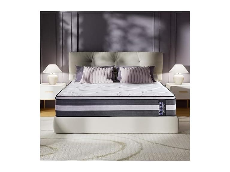 SURLUNKEYS 14 Inch Hybrid King Mattress - Image 1