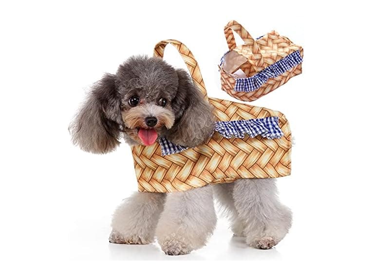 Basket Dog Costume Halloween Costumes Small - Image 1