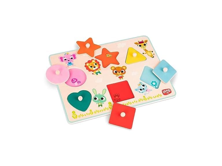 B. toys Wooden Peg Puzzle - Image 1