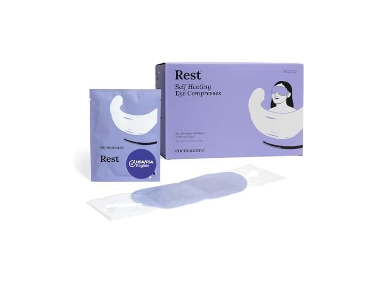 CorneaCare Self Heating Warm Eye Compress 30ct - Image 1
