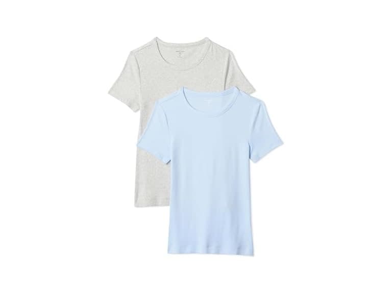 Amazon Essentials Women 2-Pack Crewneck T-Shirt - Image 1