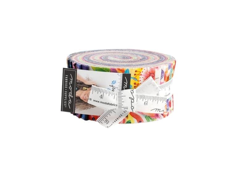 Moda Fabrics Amarilys Henderson Flower Patches Jelly Roll - Image 1