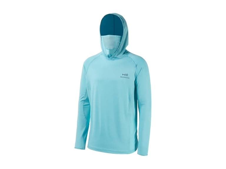 Bassdash Men (XXL) UPF 50+ Men's Long Shirt Hoodie - Image 1