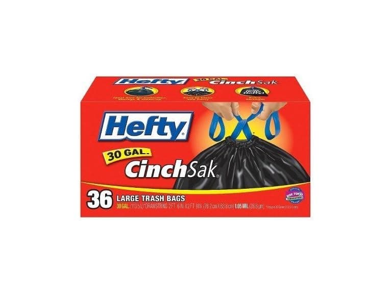 Hefty Large Trash Bags 30 Gallons 36 Ct - Image 1