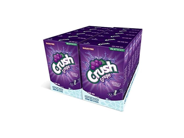 12PK Crush Grape Flavored Powder Drink Mix, 6 Pieces - Image 1