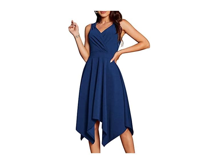 Zaful Women (S) V Neck Sleeveless Dresses Dress - Image 1