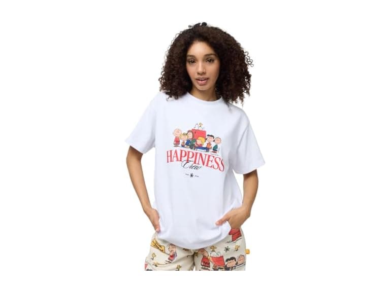 Samii Ryan Women Happiness Crew Oversized Tee - Image 1