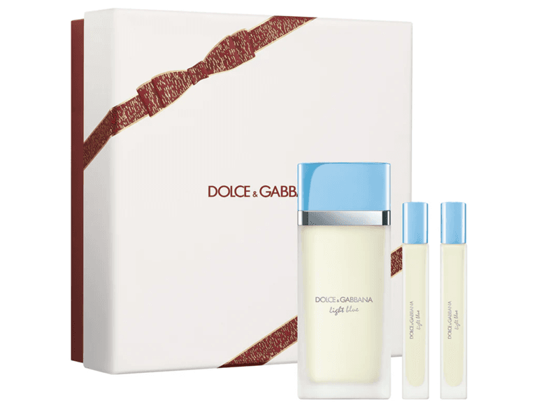 Light Blue D&G 3 Pc. Set (W) Edt Spray 3.3 Oz - (Open Box) - Image 1