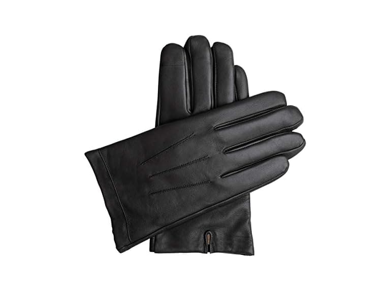 Downholme (XL) Touchscreen Leather Lined Gloves - Image 1