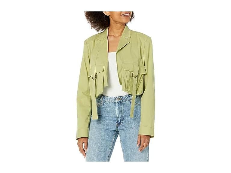 The Drop Fern Cargo Pocket Cropped - Image 1