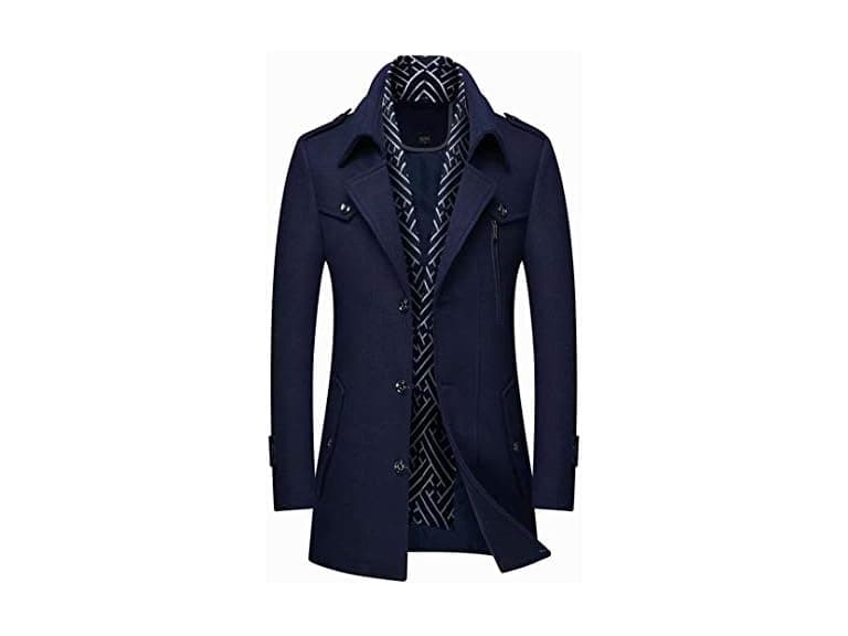 Invachi Men (XS) Pea Coat - Image 1
