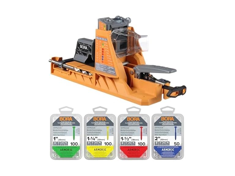 BORA Automatic Pocket Hole Jig w/350 pc Screw Set - Image 1