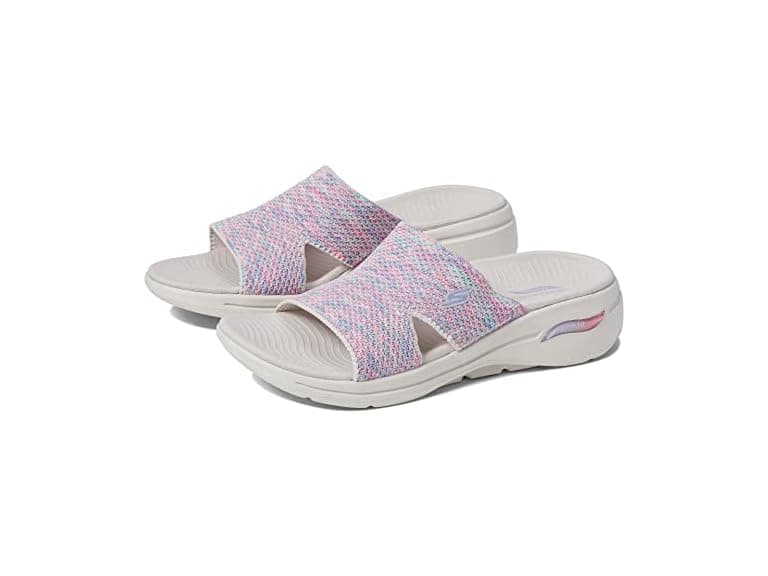 Skechers Go Walk Arch Fit-Sweet Bliss Gray/Multi (Size 7) - Image 1