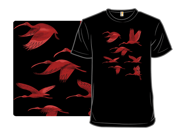 Flock of Flamingos - Image 1