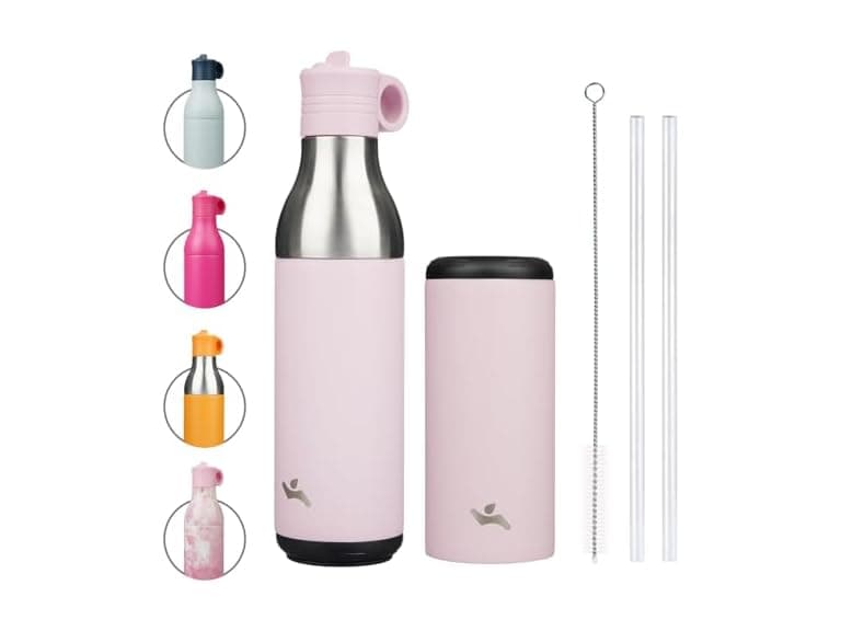 Stainless Steel Water Bottle Pink - Image 1