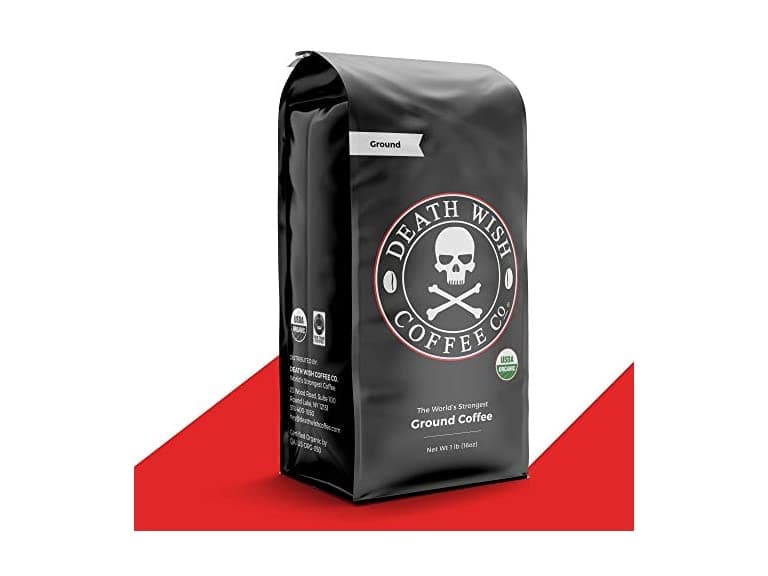 Death Wish Ground Coffee 16oz - Image 1