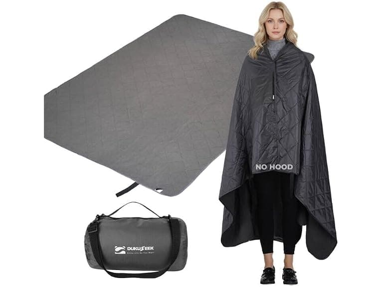DUKUSEEK Waterproof Stadium Blanket NO HOOD - Image 1