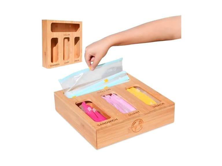 Earth’s Dreams Bamboo Kitchen Drawer Organizer - Image 1