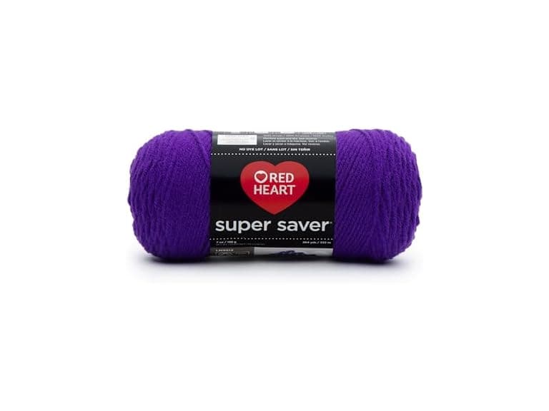 RED HEART Super Saver Yarn, Amethyst - Image 1