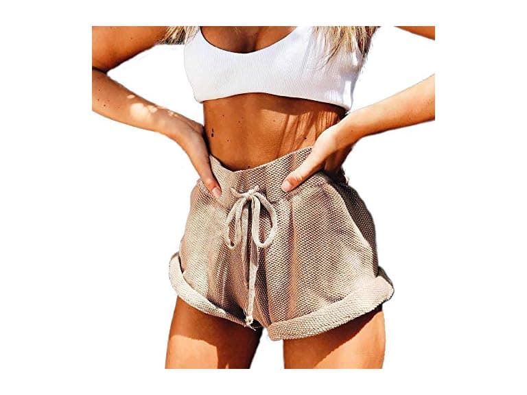 Hzsonne Women (M) Casual Sexy Elastic High Pants - Image 1