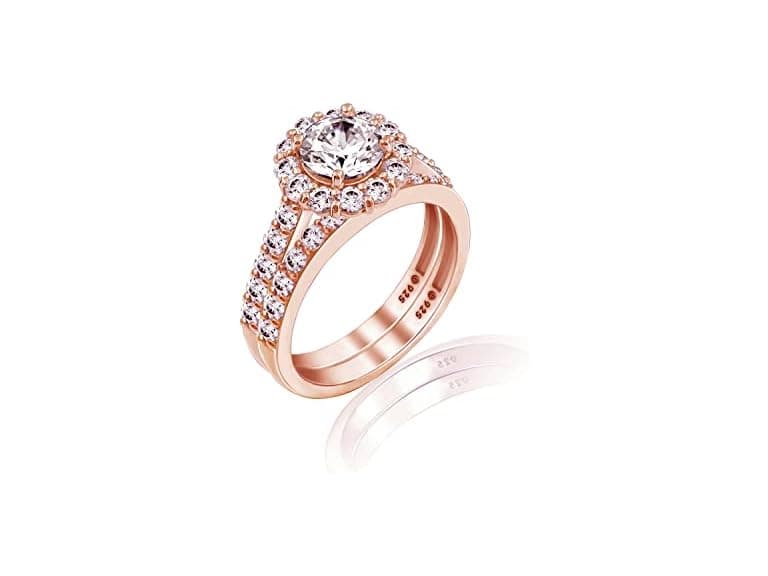 Amazon Essentials Rose 18K Gold-Plated Ring - Image 1