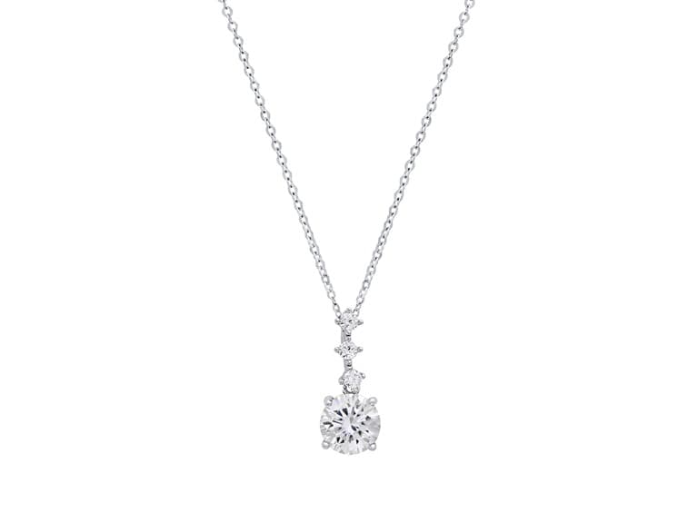 Moissanite Diamond Graduating Necklace - Image 1