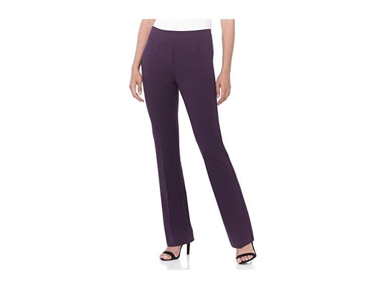 Rekucci Women (10) Secret Figure Pull-On Knit Pant - Image 1