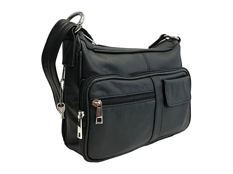 Vine Branch Genuine Leather Locking Black - Image 1