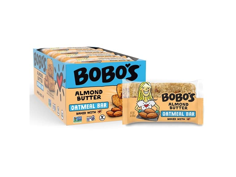 12CT Bobo's Almond Butter Oat Bars, Simple Ingredients - Image 1